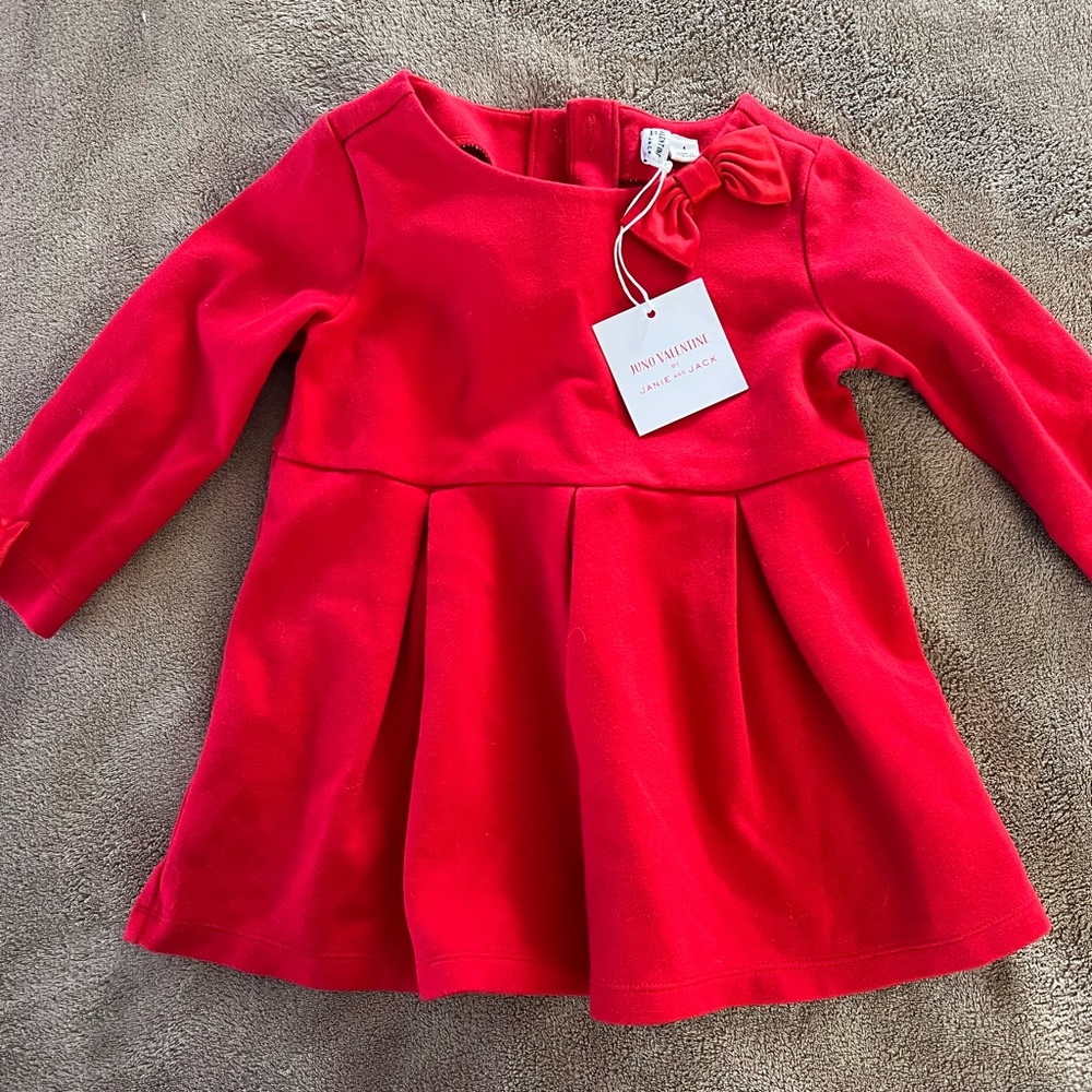 Juno Valentine by Janie & Jack size 4 red dress